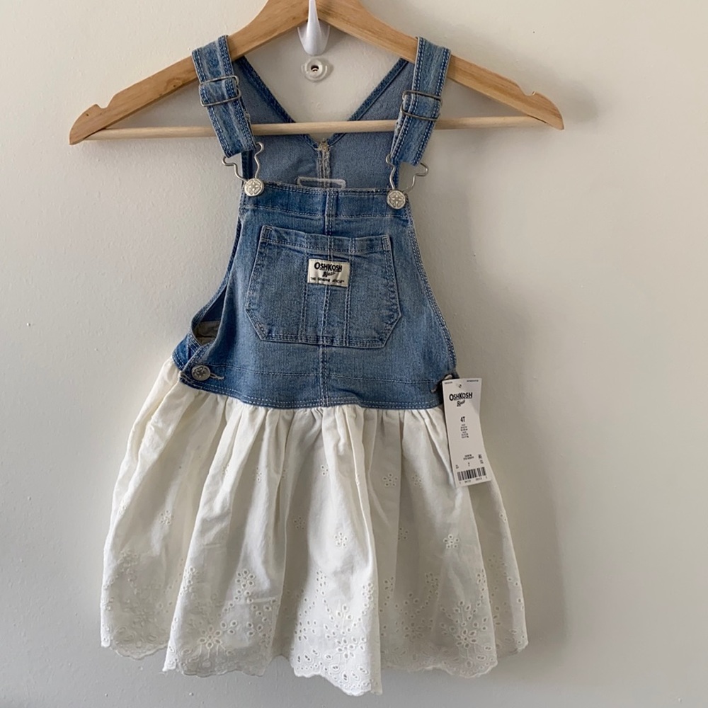 4T OSH KOSH JEAN OVERALLS